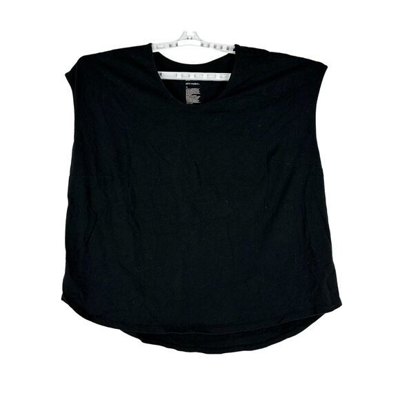 All In Motion Womens Sleeveless Black Active Top Size 1X High-Low Hem Relaxed - Picture 1 of 3